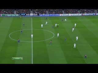 barcelona-bayer 7:1 (3:1). 1/8 champions league. 07/03/2012. first time