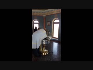 baptism of a teen in a church (essentuki)