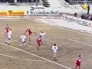 uefa cup 1997/98. spartak (moscow) - karlsruhe (germany) - 1:0 (0:0). add. time(1:0).