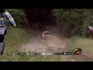 wrc 2016. stage 7 - poland. third day (ss21)