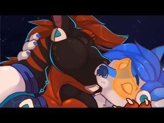 2d yiff by jasonafex furry porn sex e621 fye straight in space wolf o gravity dragon